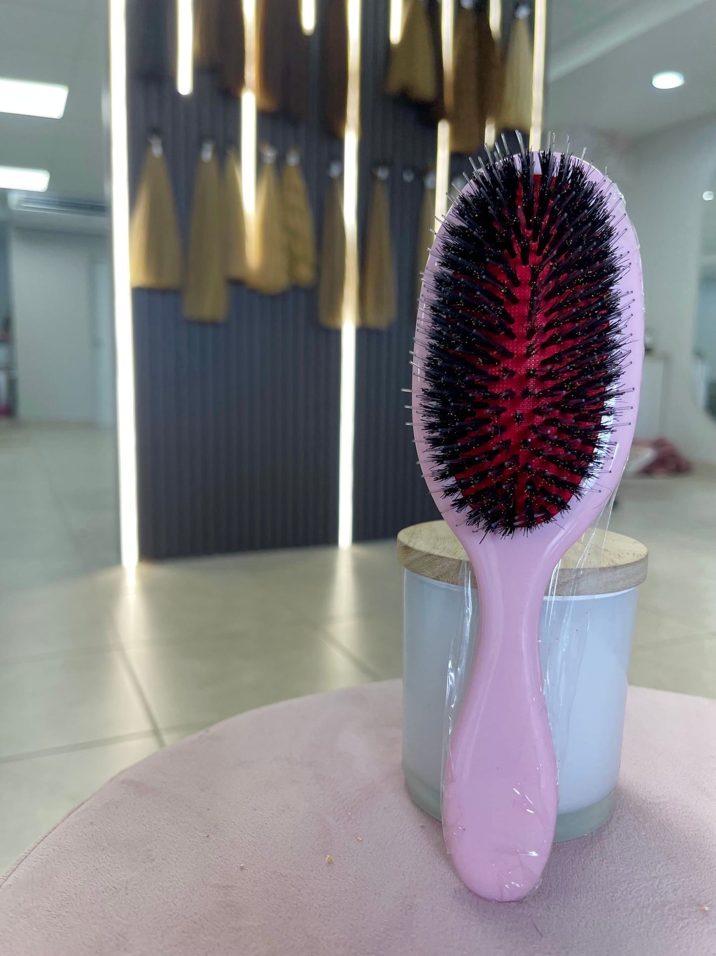 Cepillo especial de extensiones ROSA